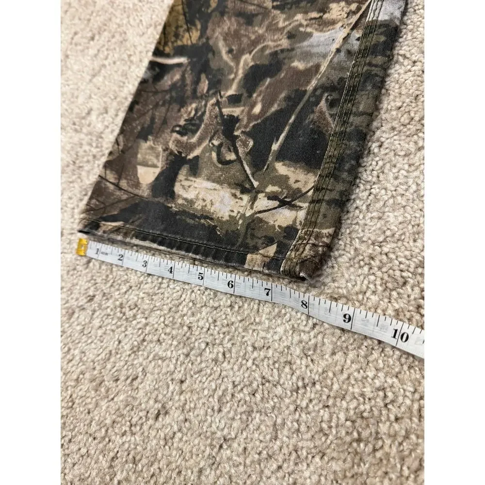 MNML Men’s Unisex Camo Cargo Pants Size 29 Y2K Baggy Utility Streetwear